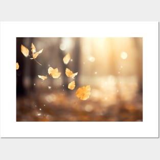 Leaf Air Nature Serene Tranquil Peaceful Posters and Art